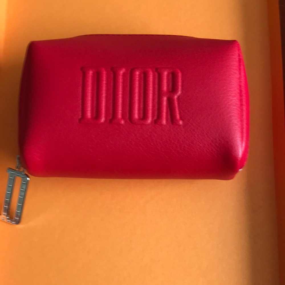 Dior makeup bag